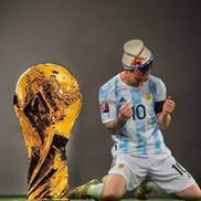 Lionel Messi cu clopul românesc, foto: Iosif Popescu / GSP