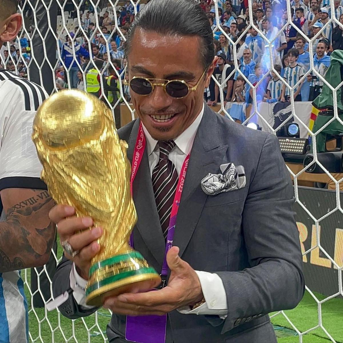 Salt Bae după finala Campionatului Mondial