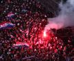 Scene FABULOASE pe străzile din Zagreb » Croații s-au strâns cu zecile de mii pentru a sărbători alături de fotbaliști bronzul de la Mondial: „Josko, accepți oferta?”