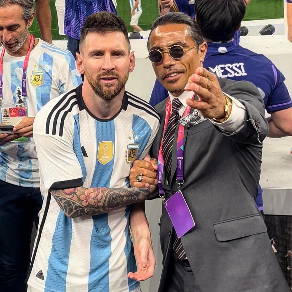 Salt Bae după finala Campionatului Mondial