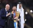Lionel Messi și Gianni Infantino, la decernarea Cupei Mondiale/ foto Imago Images