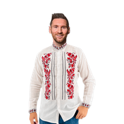 Lionel Messi în ie românească, foto: Iosif Popescu / GSP