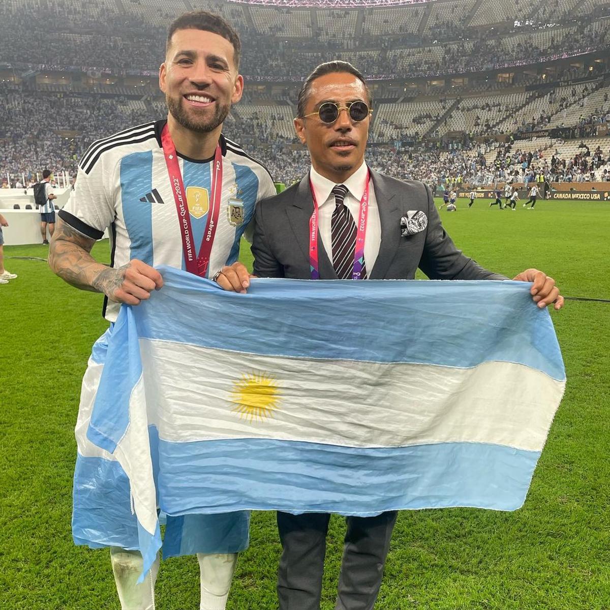 Salt Bae după finala Campionatului Mondial