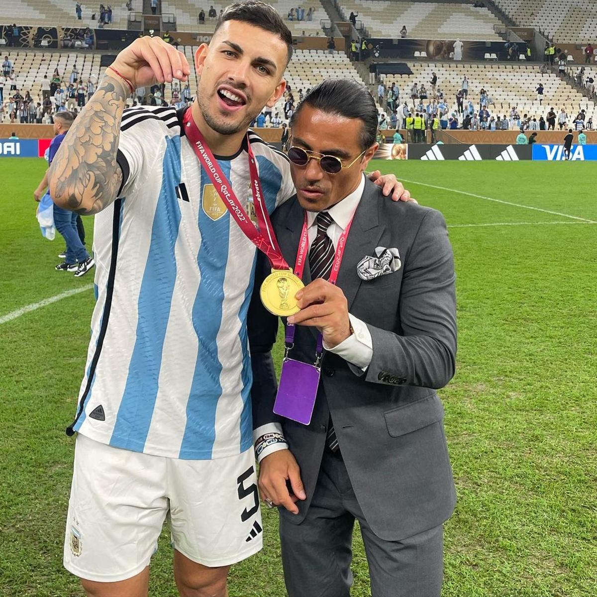 Salt Bae după finala Campionatului Mondial