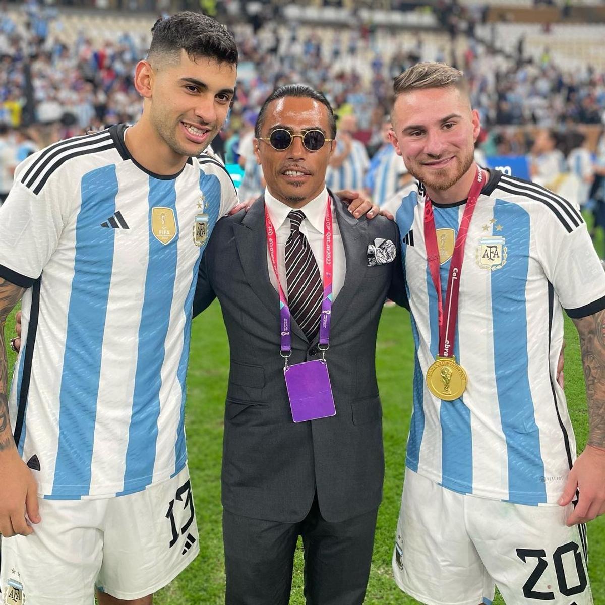 Salt Bae după finala Campionatului Mondial