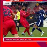 Faultul lui Sadiku la Omrani/ captură Orange Sport