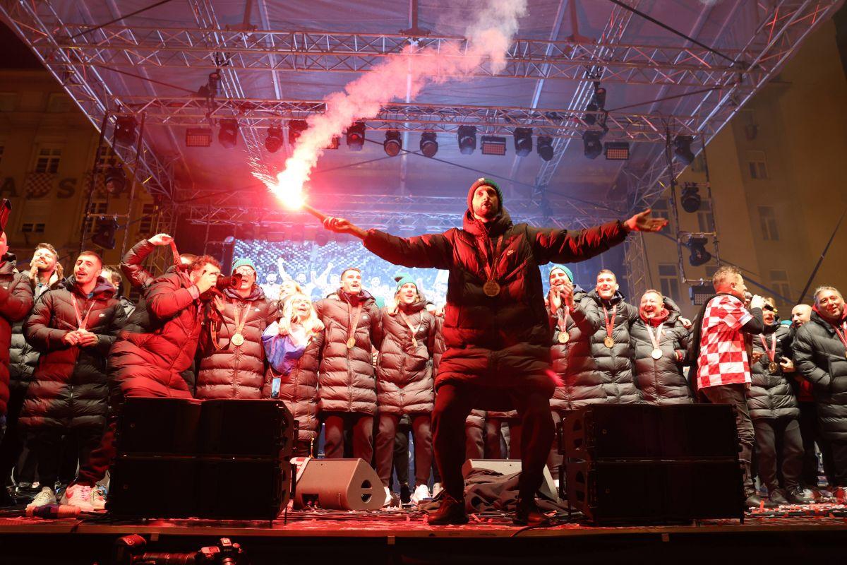Cum au fost primiți jucătorii Croației după bronzul de la Campionatul Mondial