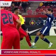 Faultul lui Sadiku la Omrani/ captură Orange Sport