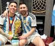 Lionel Messi, alături de Enzo Fernandez // sursă foto: Instagram @ enzojfernandez