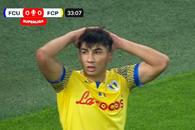 Ratarea sezonului în Superligă! Toți fotbaliștii și-au pus mâinile în cap! Cum a putut să tragă deși era singur la 6 metri