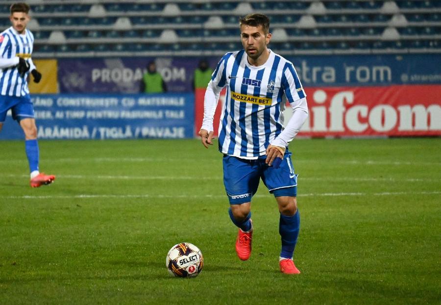 Alin Roman, printre singurii ieșeni care s-au ridicat la miza meciului / Sursă foto: Facebook@ Politehnica Iași Notele GSP după Poli Iași - FCSB 1-3 » „Masculul alfa” din echipa roș-albaștrilor + marea deziluzie: a luat nota 4!