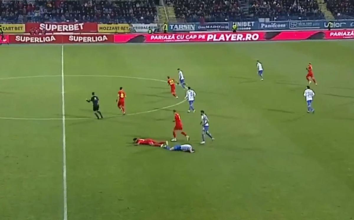 Siyabonga Ngezana, accidentat în Poli Iași - FCSB