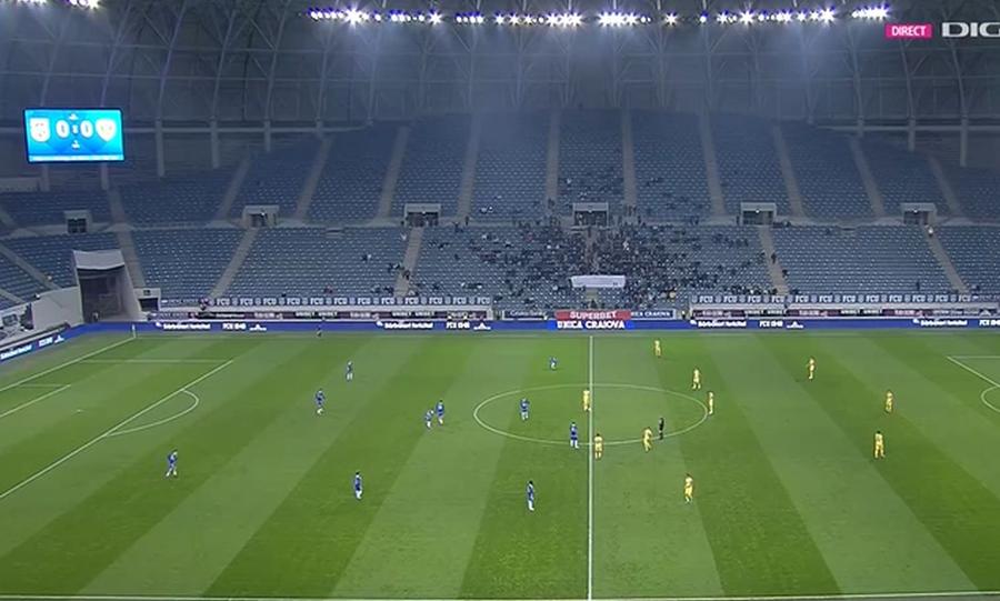 FOTO: Captură TV @Digi Sport 1 FCU Craiova - Petrolul: festival de erori pe „Oblemenco” » A marcat fără să știe, ca Pițurcă acum 34 de ani + Ratări cum rar se pot vedea