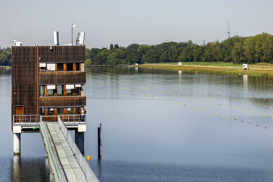 Centrul Nautic de la Vaires-sur-Marne, unde se vor disputa întrecerile de canotaj la Paris Foto Imago Canotorii, cazare într-o abație la Jocurile Olimpice de la Paris 2024 » Elisabeta Lipă: „Vrem să ne batem cu cei mai buni, atunci trebuie să avem și cele mai bune condiții”