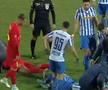 Emoții pentru FCSB » Ngezana s-a lovit puternic și nu a mai putut continua meciul