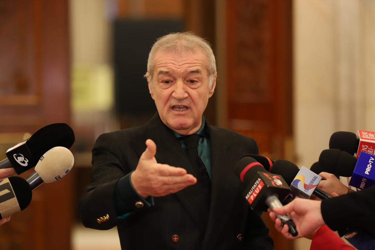 Gigi Becali a venit în Parlamentul României » Discurs pro Călin Georgescu și Potra: „Am și eu cuțit în mașină. Sunt legionar și terorist?”