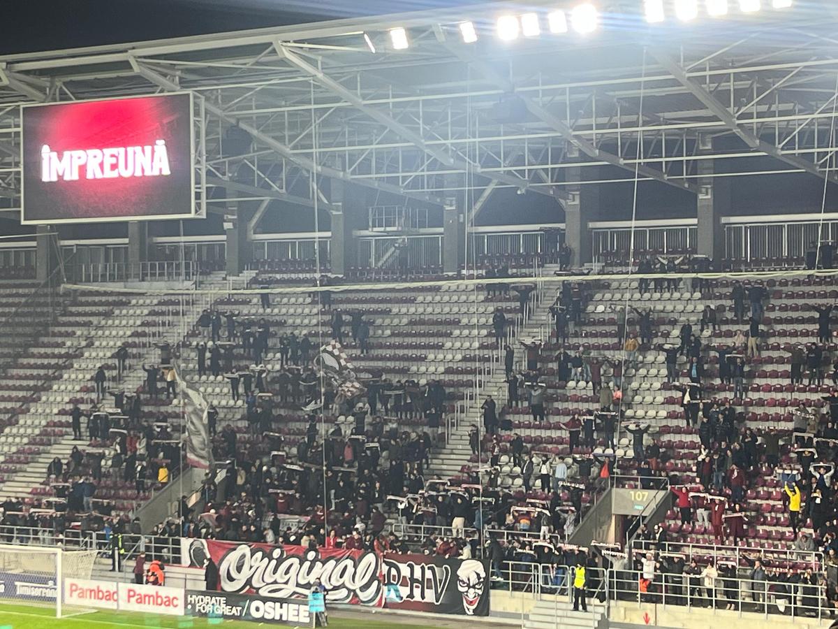 Toți „feroviarii” sunt fericiți! CFR Cluj câștigă în Giulești, Rapid evită Universitatea Craiova în „sferturile” Cupei României Betano » Situația finală în grupă