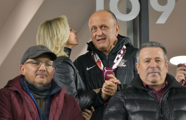 Dimineața în Italia, seara pe Giulești » Dan Șucu, prezent la Rapid - CFR Cluj din Cupa României Betano