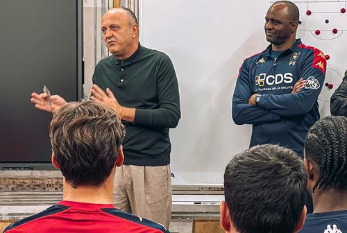 Dan Șucu, alături de Patrick Vieira