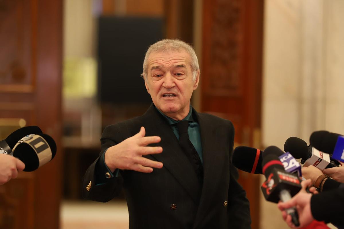 Gigi Becali, prima zi în Parlamentul României
