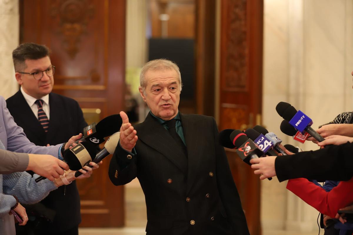 Gigi Becali a venit în Parlamentul României » Discurs pro Călin Georgescu și Potra: „Am și eu cuțit în mașină. Sunt legionar și terorist?”