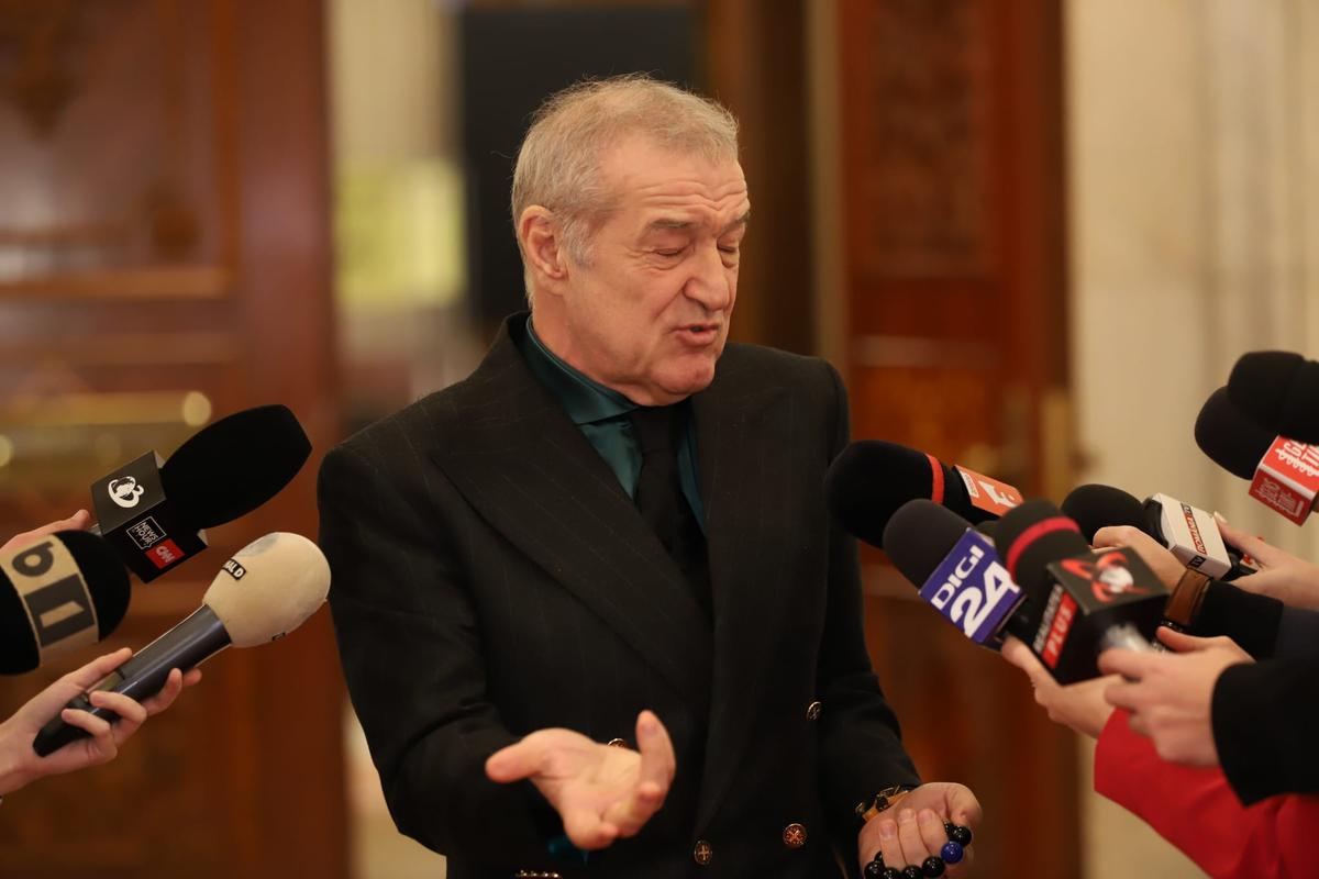 Gigi Becali, prima zi în Parlamentul României