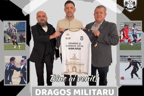 Dragoș Militaru a semnat cu Unirea Alba Iulia