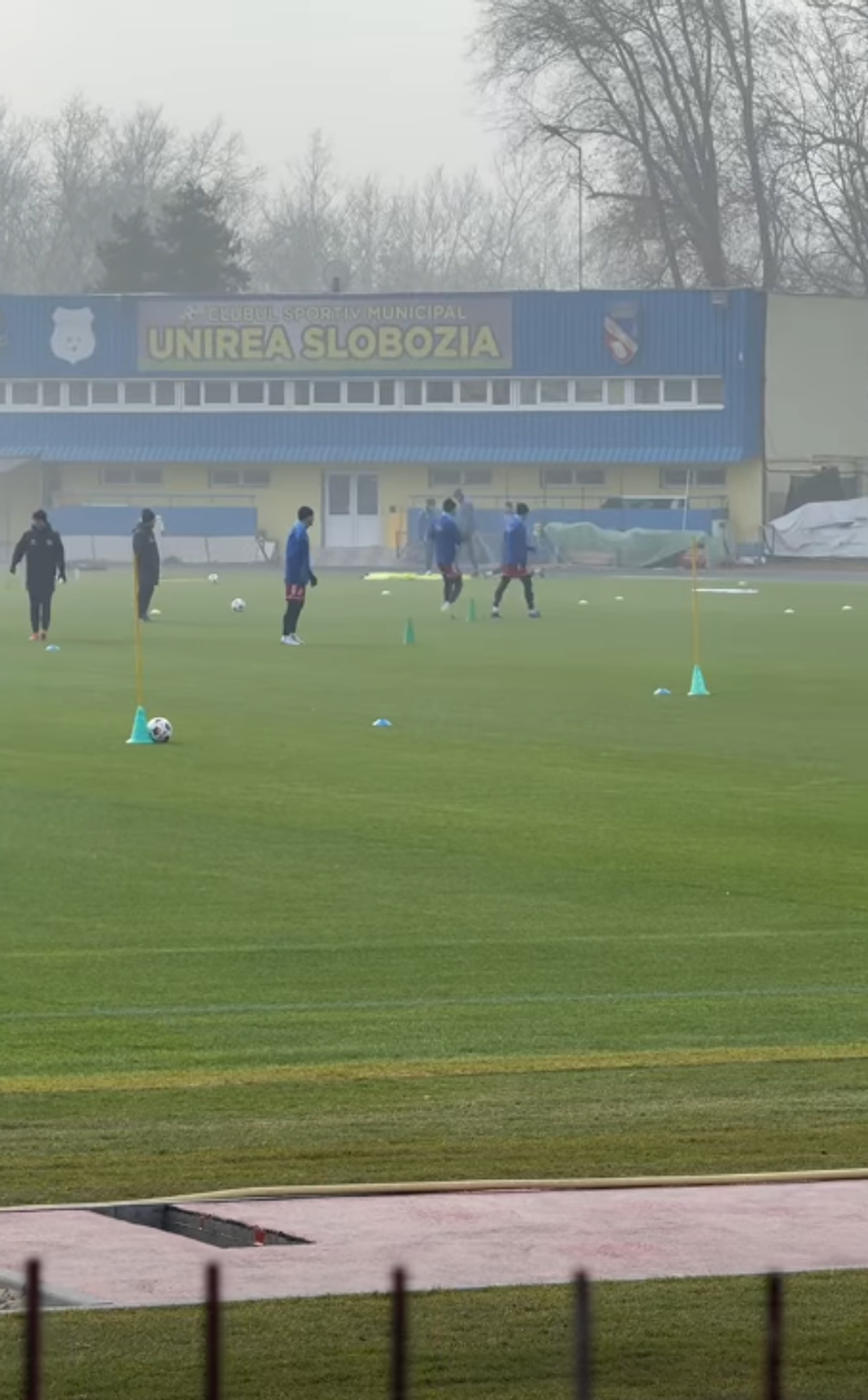 Primul antrenament al Unirii Slobozia pe stadionul „1 Mai”