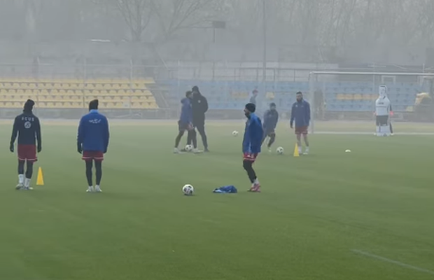 Primul antrenament pe cel mai nou stadion din Superliga: un singur pas până la inaugurare