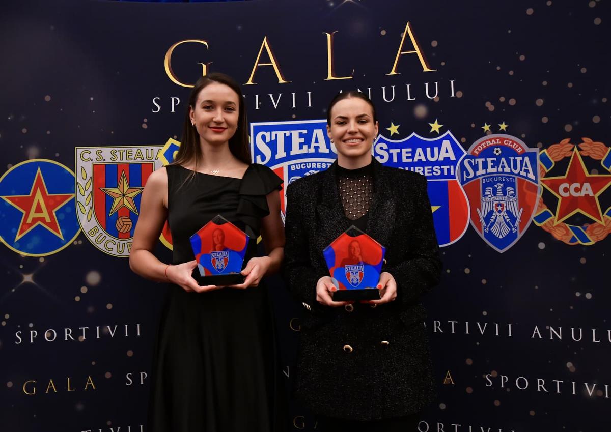 Canotoarele Simona Radiș și Magdalena Rusu au fost desemnate „Sportivele Anului” de clubul CSA Steaua