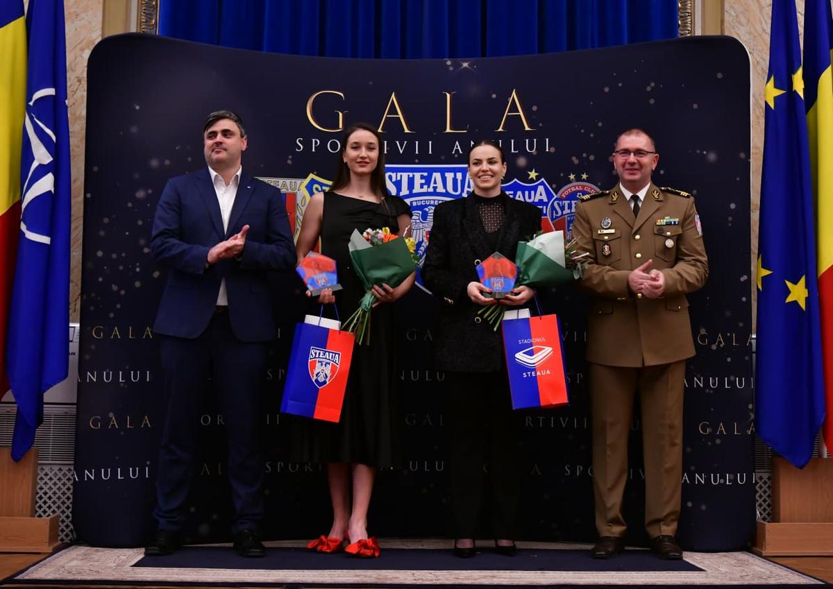 Canotoarele Simona Radiș și Magdalena Rusu au fost desemnate „Sportivele Anului” de clubul CSA Steaua