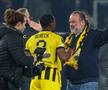Marios Iliopoulos, sărbătorind victoria cu jucătorii lui AEK // foto: Imago Images