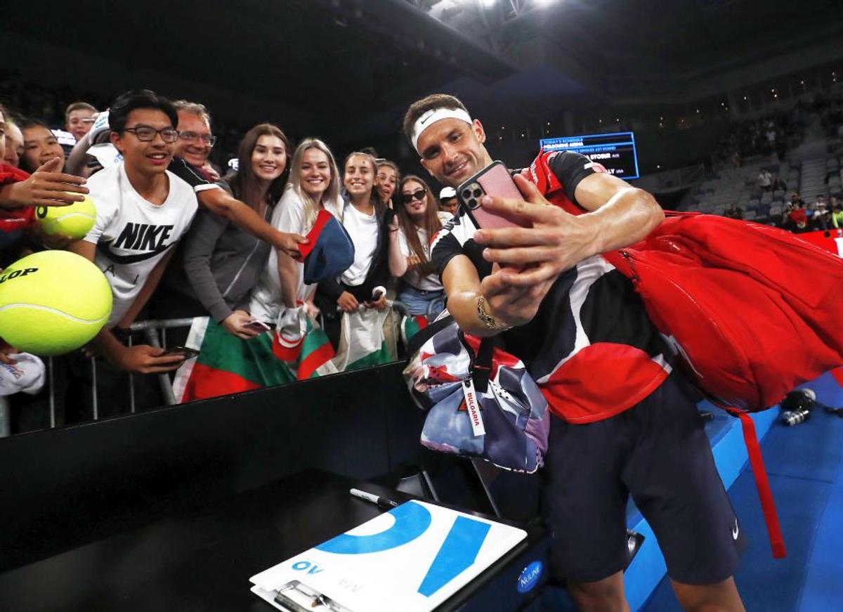 Grigor Dimitrov ca Laurențiu Reghecampf! Outfit-ul de la Australian Open a lăsat mască Melbourne Arena