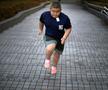 Kyuta aleargă pe scări în timpul unui antrenament // Foto: Reuters