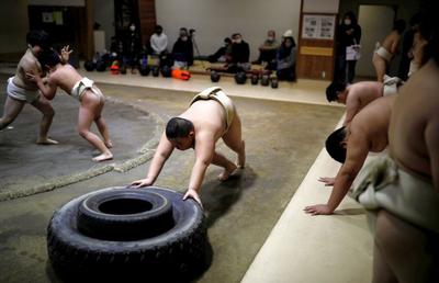 FOTOREPORTAJ Povestea lui Kyuta Kumagai, campionul mondial de sumo la categoria sub 10 ani: cum se împarte viața lui între antrenamente și școală