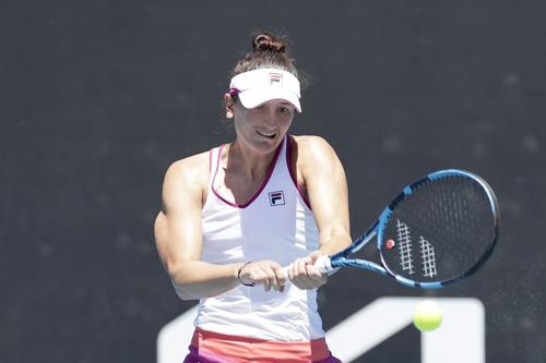Irina Begu, în meciul cu Elise Mertens // foto: Guliver/gettyimages