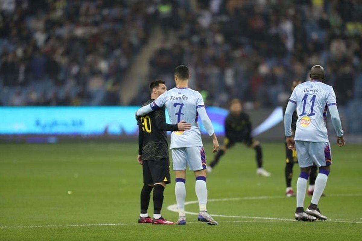 Cristiano Ronaldo și Lionel Messi, după Al Nassr & Al Hilal All Stars - PSG 4-5