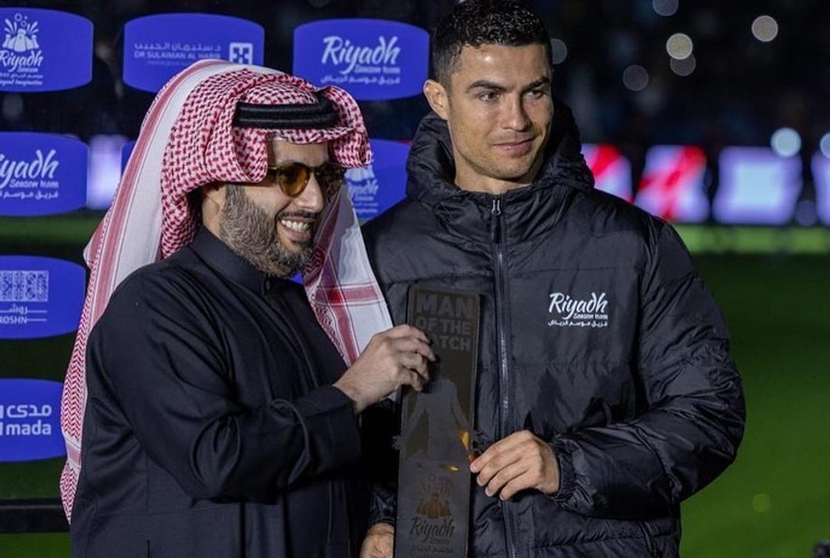 Cristiano Ronaldo și Lionel Messi, după Al Nassr & Al Hilal All Stars - PSG 4-5