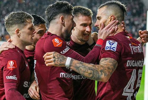 Marko Dugandzic a înscris 3 goluri în Rapid - Sepsi OSK // sursă foto: Facebook @ FC Rapid 1923