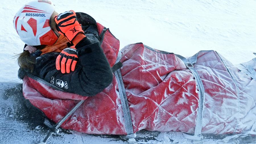 O nouă accidentare gravă la Cupa Mondială de schi alpin » Campioana olimpică, transportată cu elicopterul la spital!