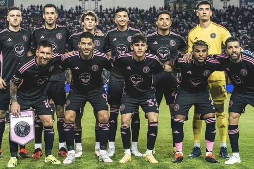 Echipa de start a lui Inter Miami, în meciul amical cu El Salvador (0-0) / Foto: Inter Miami - Twitter