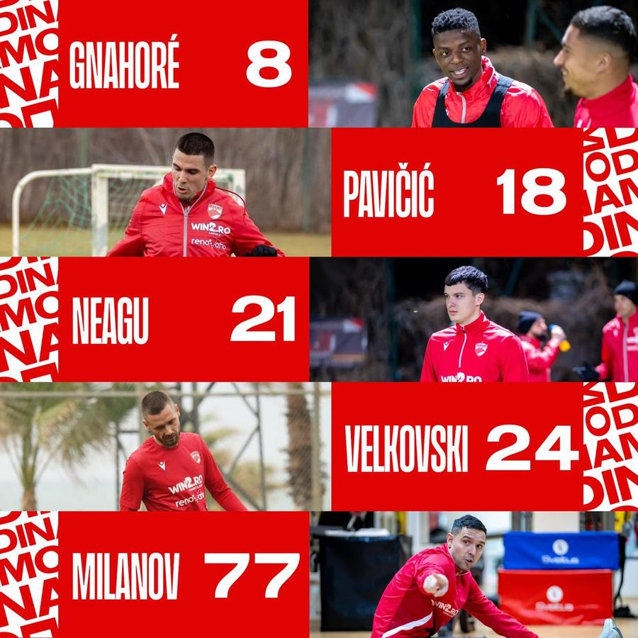 Noile achiziții de la Dinamo și-au ales numerele de pe tricou, sursa: facebook Dinamo București Noile transferuri ale lui Dinamo și-au ales numerele de pe tricouri » Gorka Larrucea, deja înlocuit
