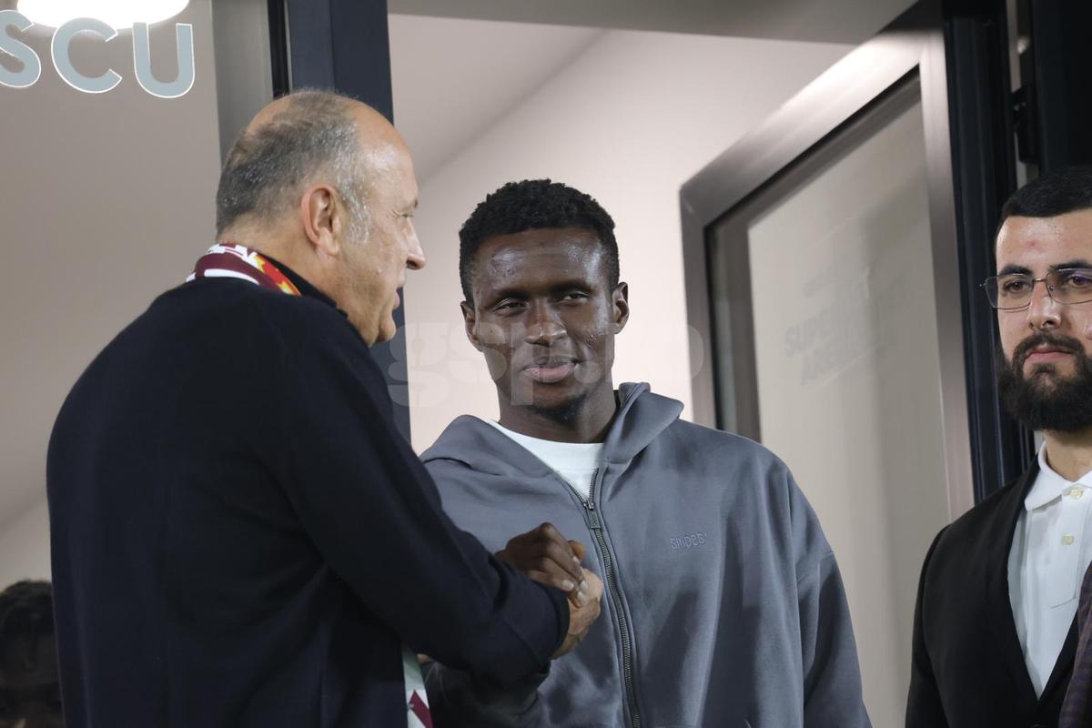 Rapid și-a prezentat noul transfer: David Ankeye! Atacantul de la Genoa e în tribună la meciul cu Poli Iași