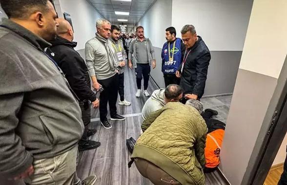 Mourinho - SMURD! » Antrenorul Fenerului a salvat un agent de securitate