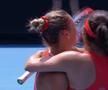 Gabriela Ruse și Marta Kostyuk, ipostaze virale la Australian Open: „Îți mulțumesc, partenero! Hahahah!”