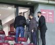 David Ankeye, noul transfer al Rapidului, în tribună la meciul cu Poli Iași// foto: Ionuț Iordache (GSP)