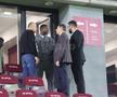 David Ankeye, noul transfer al Rapidului, în tribună la meciul cu Poli Iași// foto: Ionuț Iordache (GSP)