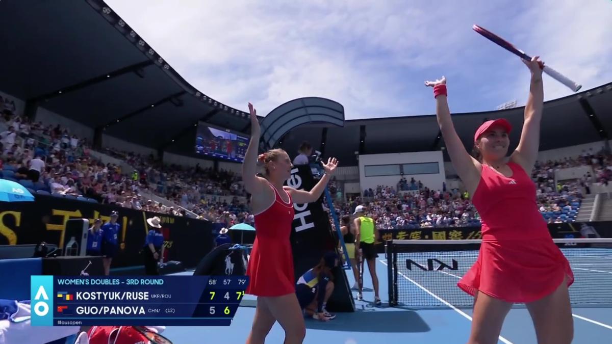 Gabriela Ruse și Marta Kostyuk, favoritele fanilor la Australian Open: cum au fost surprinse