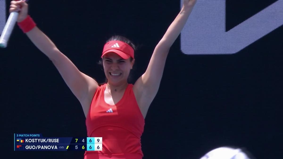 Gabriela Ruse și Marta Kostyuk, favoritele fanilor la Australian Open: cum au fost surprinse