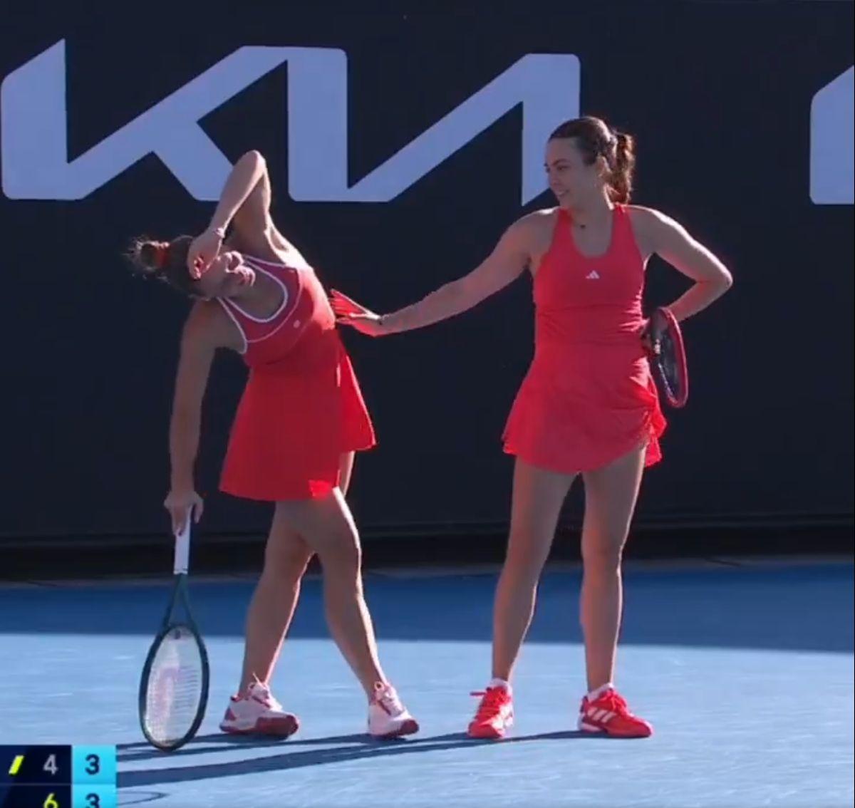 Gabriela Ruse și Marta Kostyuk, favoritele fanilor la Australian Open: cum au fost surprinse